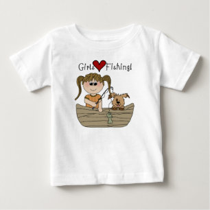 Girls Love Fishing T-shirts and Gifts