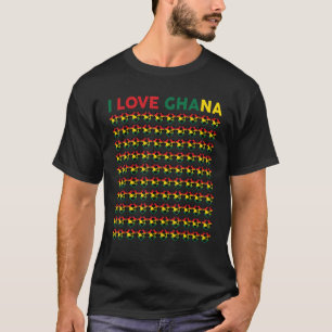 Girls Love Ghana Soccer Balls Kids Toddler Ghanaia T-Shirt