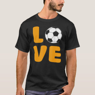 Girls Love Soccer I Love Soccer Cool Sport Player T-Shirt