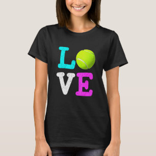 Girls Love Tennis Best Fun T-Shirt