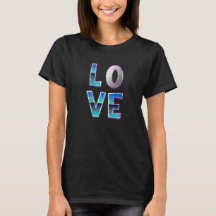 Girls Love Volleyball Player Retro Vintage Distres T-Shirt
