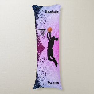 Girls Majestic Gradient Basketball   Body Pillow