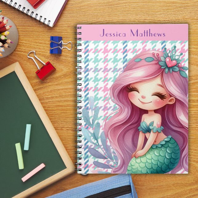 Girls Mermaid pattern  Notebook (Creator Uploaded)