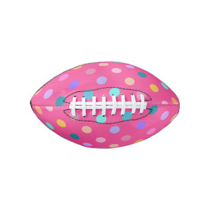 Girls mini football polka dot print confetti