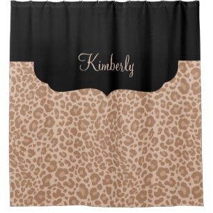Girls Monogram Leopard Pattern