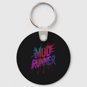 Girls mud run squad runner mudder sisters mudding keychain