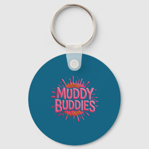 Girls muddy buddies mud run mudder queen mudding keychain