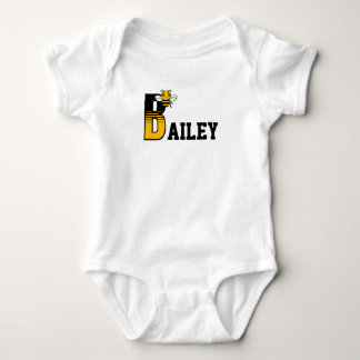 Girls Name custom start with B Baby Bodysuit