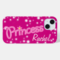 Girls named pink princess star graphic