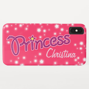 Girls named princess star graphic ipod touch case