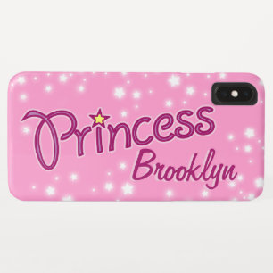 Girls named princess star pink purple ipod case
