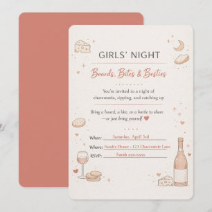 Girls’ Night Charcuterie Party Invitation