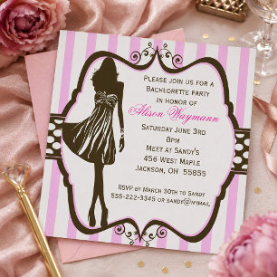 Girls Night Out Bachelorette Party Invitation