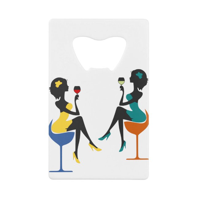 Girls Night Out Credit Card Bottle Opener (Front)
