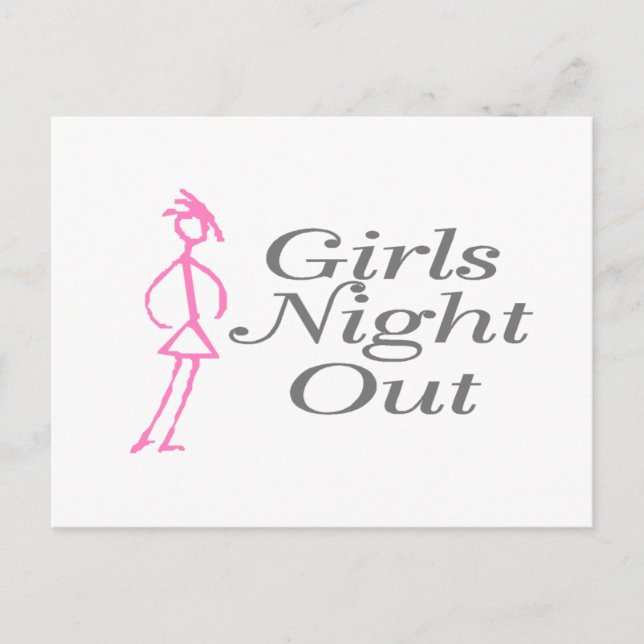 Girls Night Out (Girl) Postcard (Front)