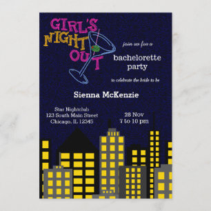 Girls night out invitation