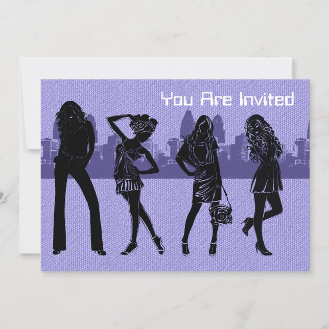 Girls Night Out Invitation Template (Front)