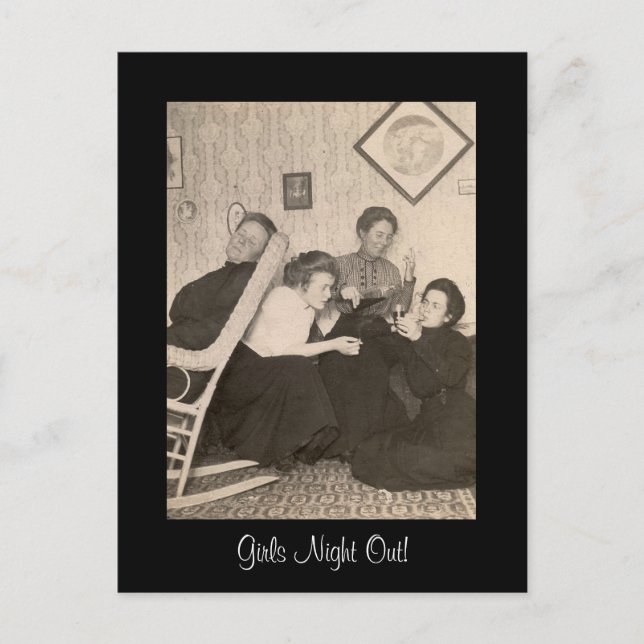 Girls-Night-Out Postcard! Postcard (Front)