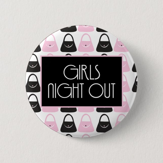 Girls Night out purses 2 Inch Round Button (Front)