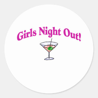 Girls Night Out Stickers, Girls Night Out Custom Sticker Designs