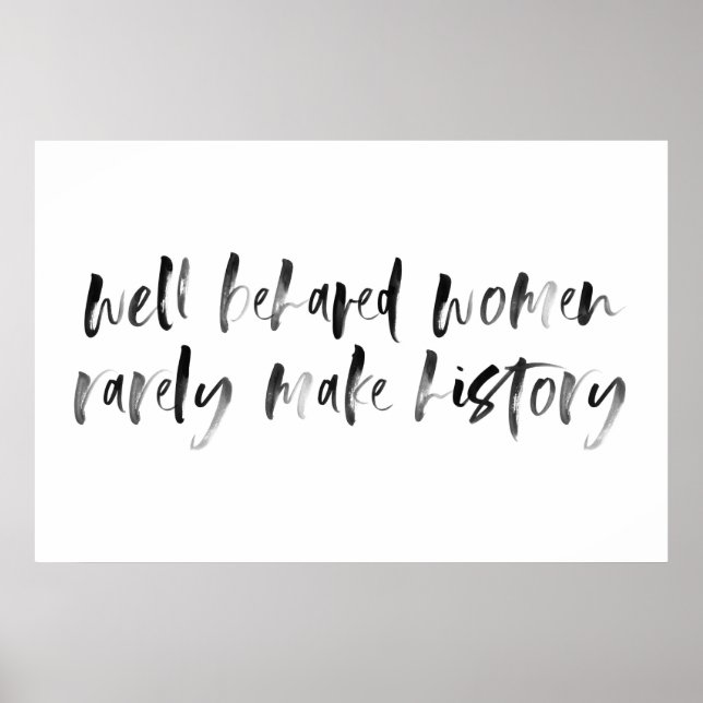 Girls Nursery or Office Watercolor Quote Poster (Front)