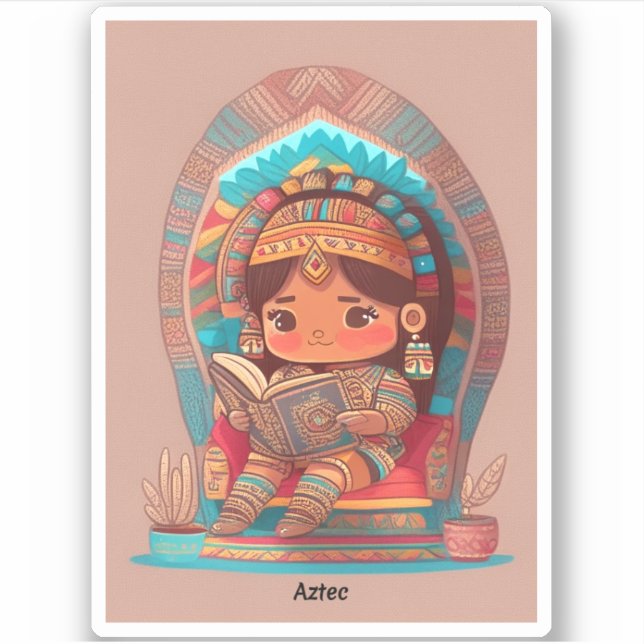 Girls of the World Reading - Aztec (Front)