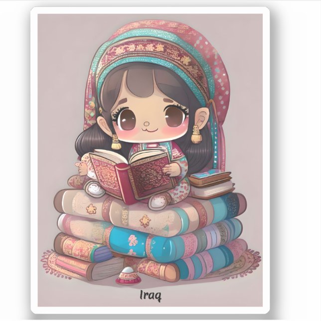 Girls of the World Reading - Iraq (Front)