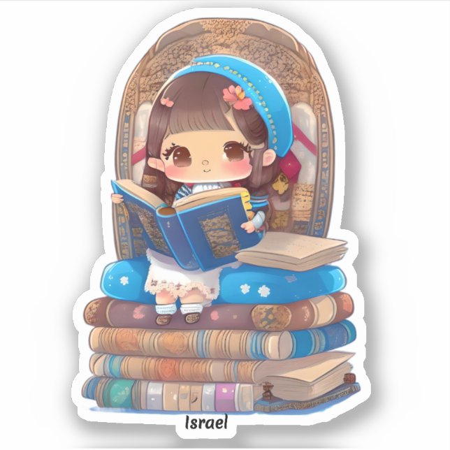 Girls of the World Reading - Israel (Front)