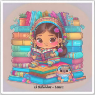 Girls of the World Reading - Lenca of El Salvador