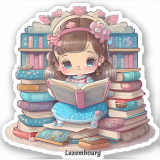 Girls of the World Reading - Luxembourg