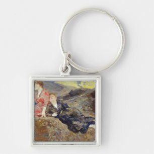 Girls on the Shore, c.1884-85 Keychain