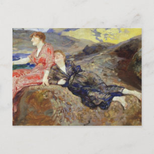 Girls on the Shore, c.1884-85 Postcard