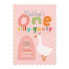Girls One Silly Goose Summer Kids First Birthday
