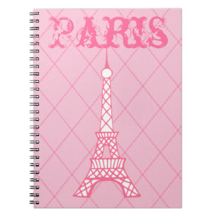 Girl's Paris Eiffel Tower School  Notebook Gift
