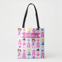 Girl's Personalised Ballet Dancers Pattern