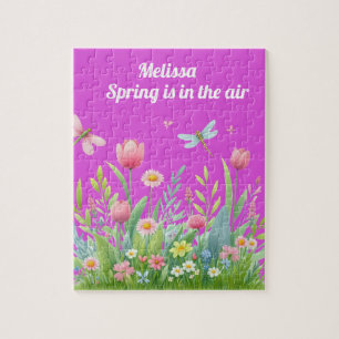 Girls Personalized name Jigsaw Puzzle