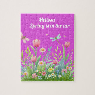 Girls Personalized name Jigsaw Puzzle