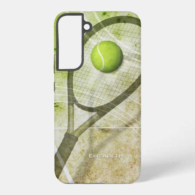 girls personalized tennis samsung galaxy s22+ case (Back)