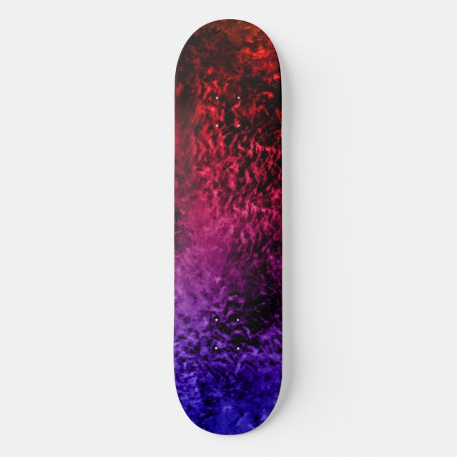 Girls pink, blue, purple Coloured 8½" Skateboard (Front)