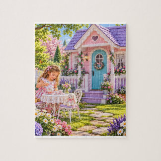girls play house jigsaw puzzle