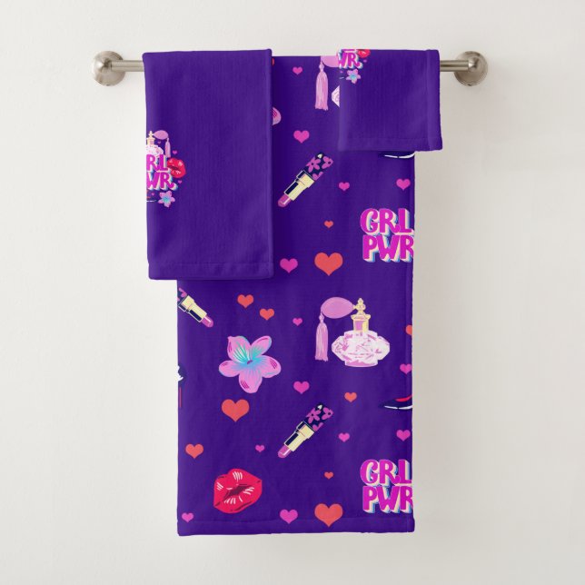 Girls Power Bath Towel Set (Insitu)