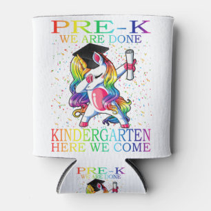 Girls Pre-K Graduation Magical Unicorn Gift Can Cooler