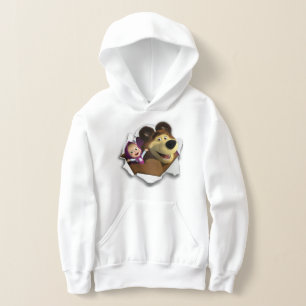 Girl's Pullover Hoodie Masha and the Bear