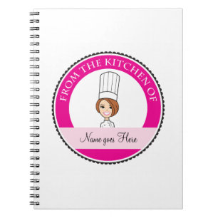 Girl's Recipe Notebook Personalized #2