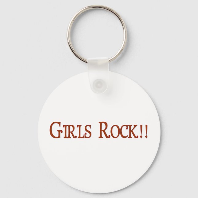 Girls Rock! Keychain (Front)