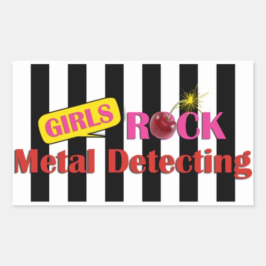 Girls Rock Metal Detecting Sticker