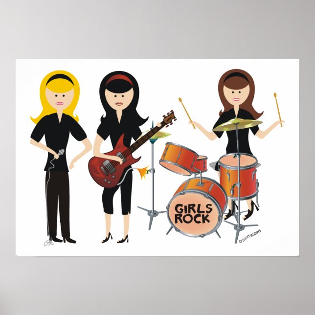 Girls Rock Poster (Front)