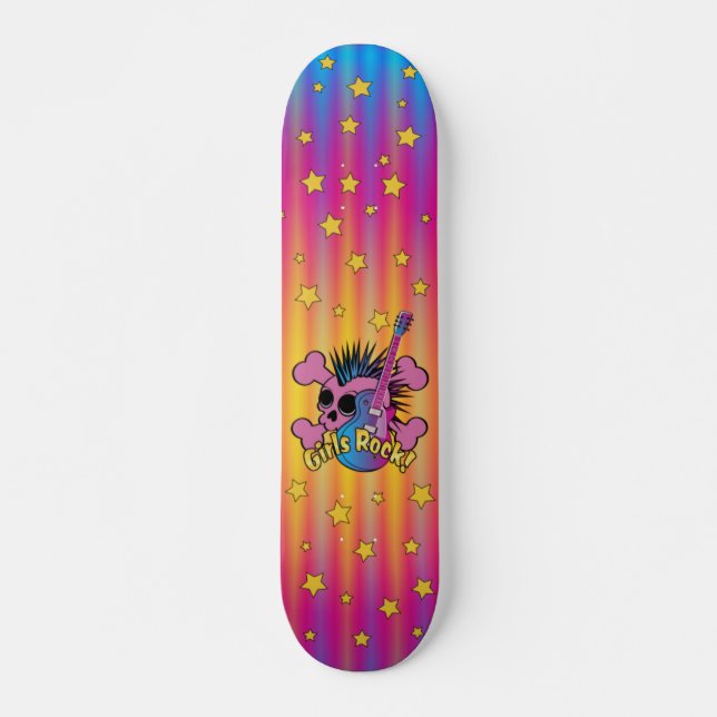 Girls Rock Skateboard (Devant)