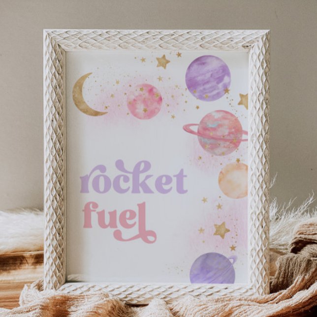 Girl's Rocket Fuel Sign (Creator Uploaded)