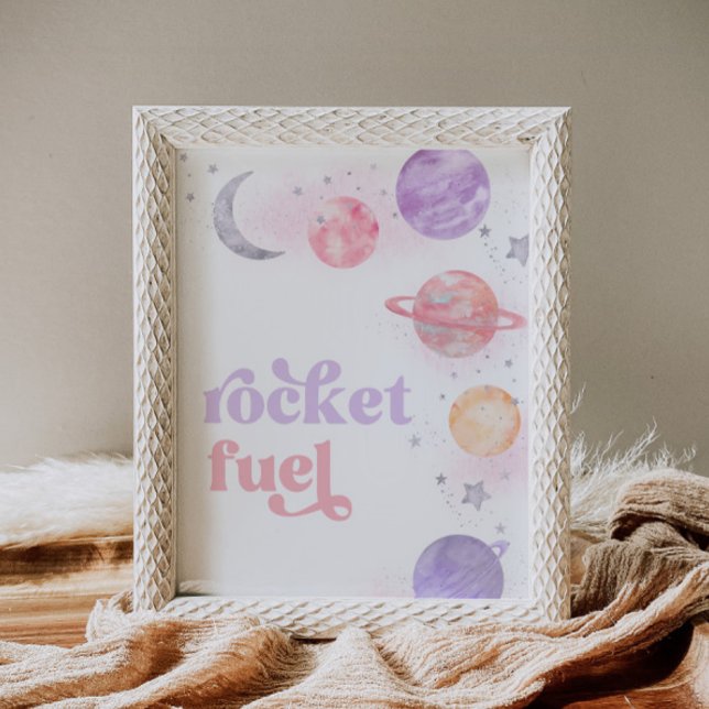 Girl's Rocket Fuel Sign (Creator Uploaded)